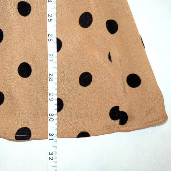 Beach Riot | “Ivy” Long Sleeve Mini Dress with Velvet Polka Dots | Size Small - Picture 12 of 14
